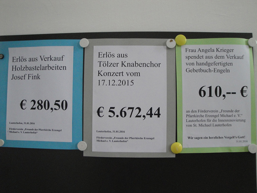 Spendenübergabe.