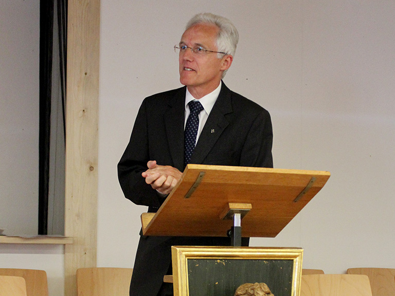 Pfarrer Helmut Gerstner von der ev.-luth. Gemeinde Alfeld.