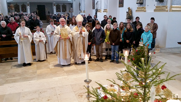 Neujahrsgottesdienst mit Weihbischof Adolfo Bittschi.