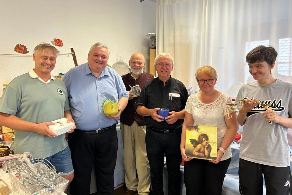 Von links: Martin Springs, Helmut Benzinger, Stephan Dürholt, Gerhard Ehrl, Petra Gradl und Jakob Gradl.
