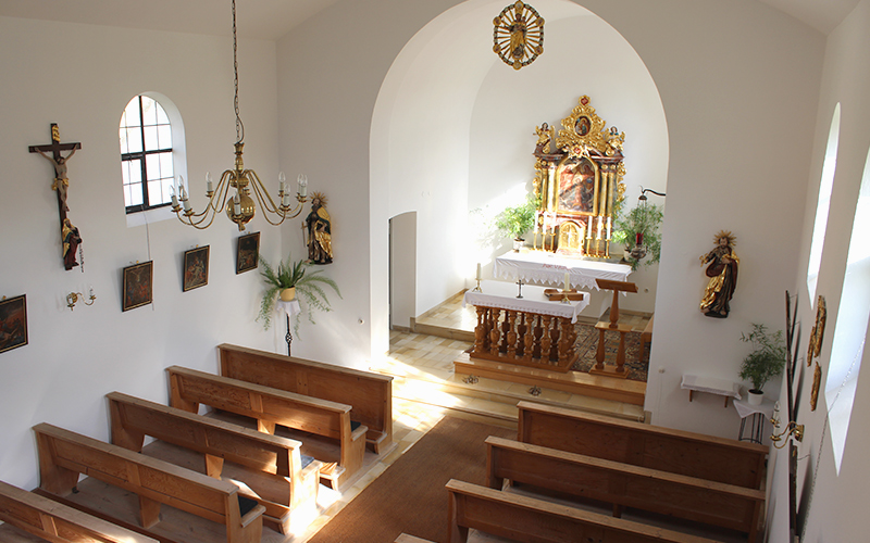 Kirche Nattershofen Innenansicht