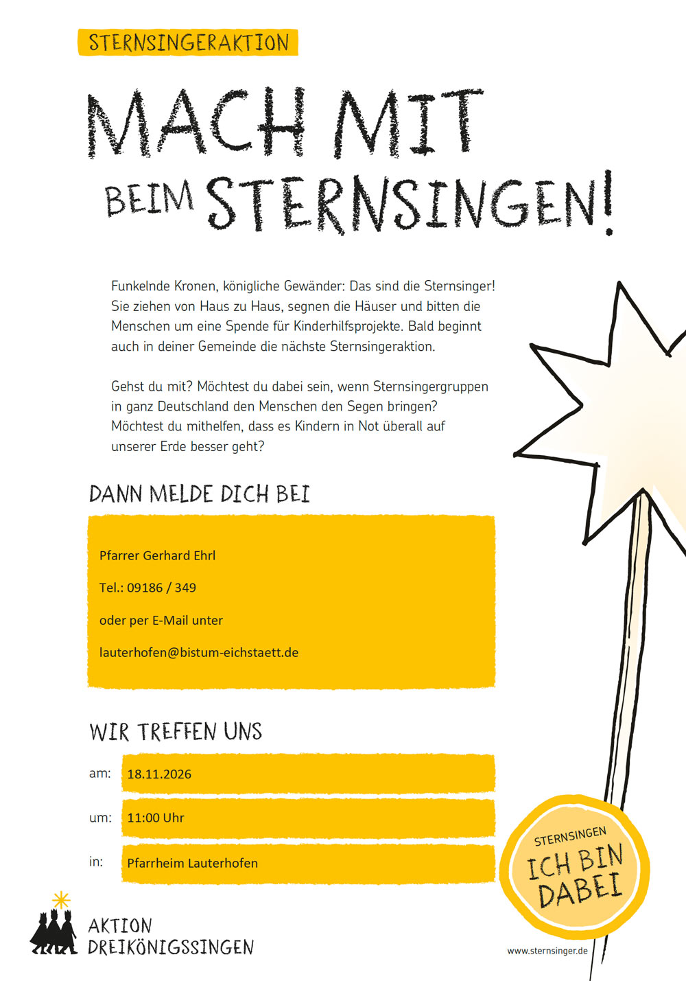 Sternsinger-Aktion